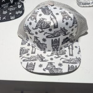 Brixton Kids Hat with White and Gray Design